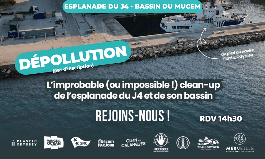 Image card Dépollution Esplanade du J4 - Bassin du Mucem